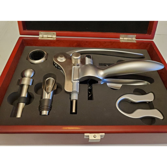 Wine Opener Set, Unbranded, Kitchen, Silver - Picture 4 of 6